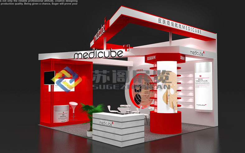 上海CBE—MEDICUBE/杭州一顏展臺搭建